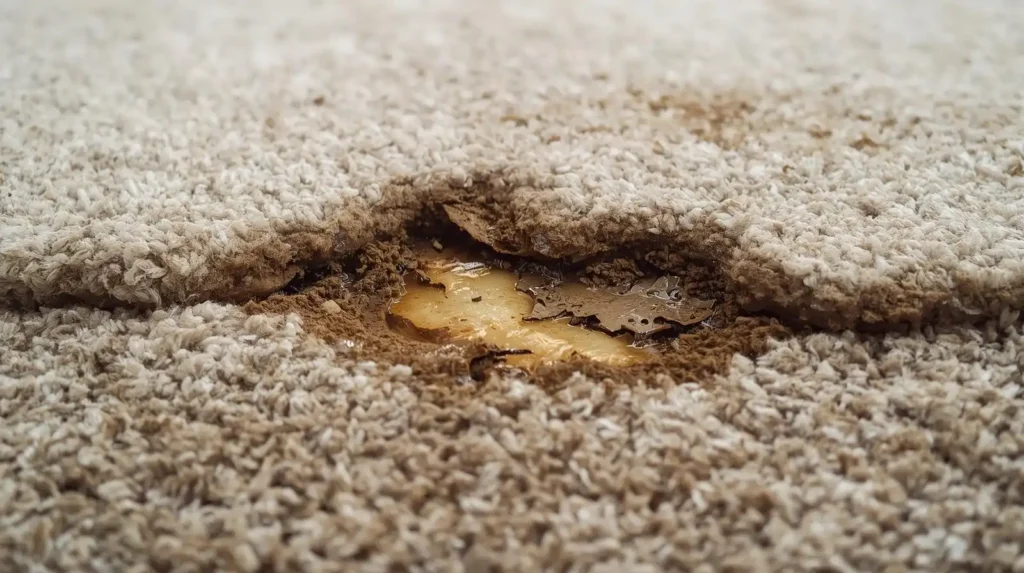 Odor removal for carpets after water damage what’s different when the backing and pad are affected