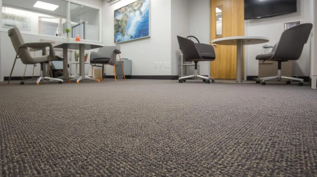 Office carpet cleaning to reduce odors in break rooms and common areas without over-wetting